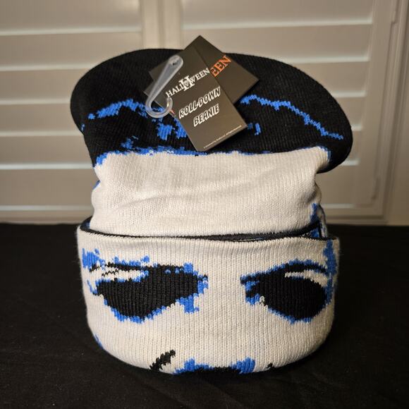 Halloween II Roll-Down Beanie Hat - Picture 1 of 6